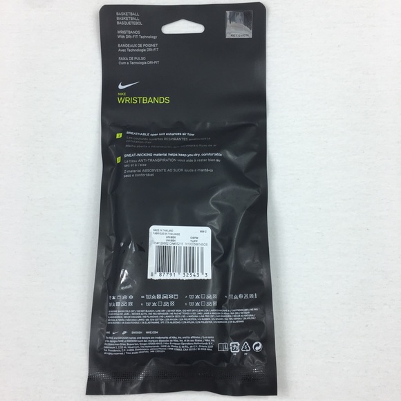 Nike NBA Philadelphia 76ERS Wristband Team Issue White Basketball DriFit NWT - Picture 3 of 6